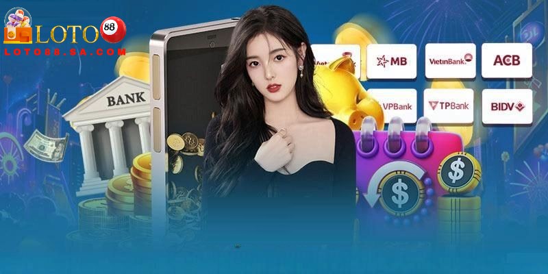 Bạn dễ dàng lựa chọn nạp tiền qua internet banking